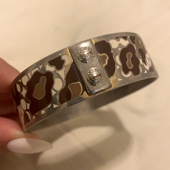 COACH Brown Camo Print Pattern Bracelet - Picture 2 of 7
